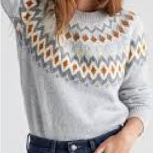 LICKY BRAND FAIR ISLE PULLOVER SWEATER I
Lucky Brand- Size XS